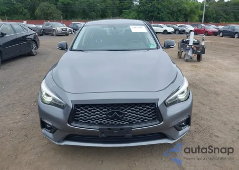 2018 Infiniti Q50 3.0T Luxe z USA, uszkodzony, nr VIN JN1EV7AR0JM434056
